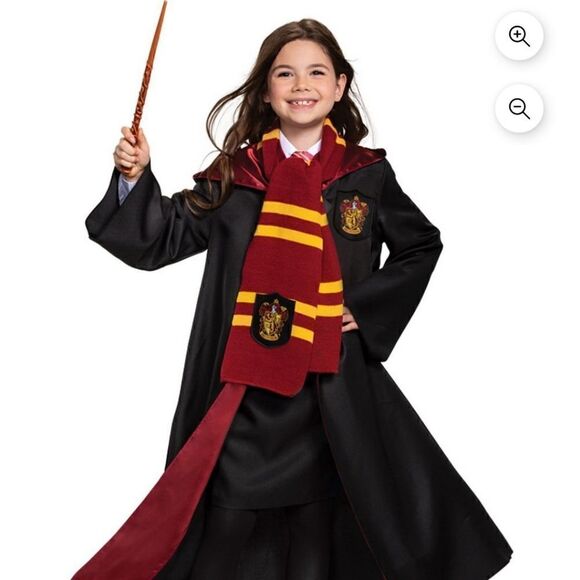 Nwt Disguise Harry Potter Gryffindor Scarf Halloween - Picture 2 of 5
